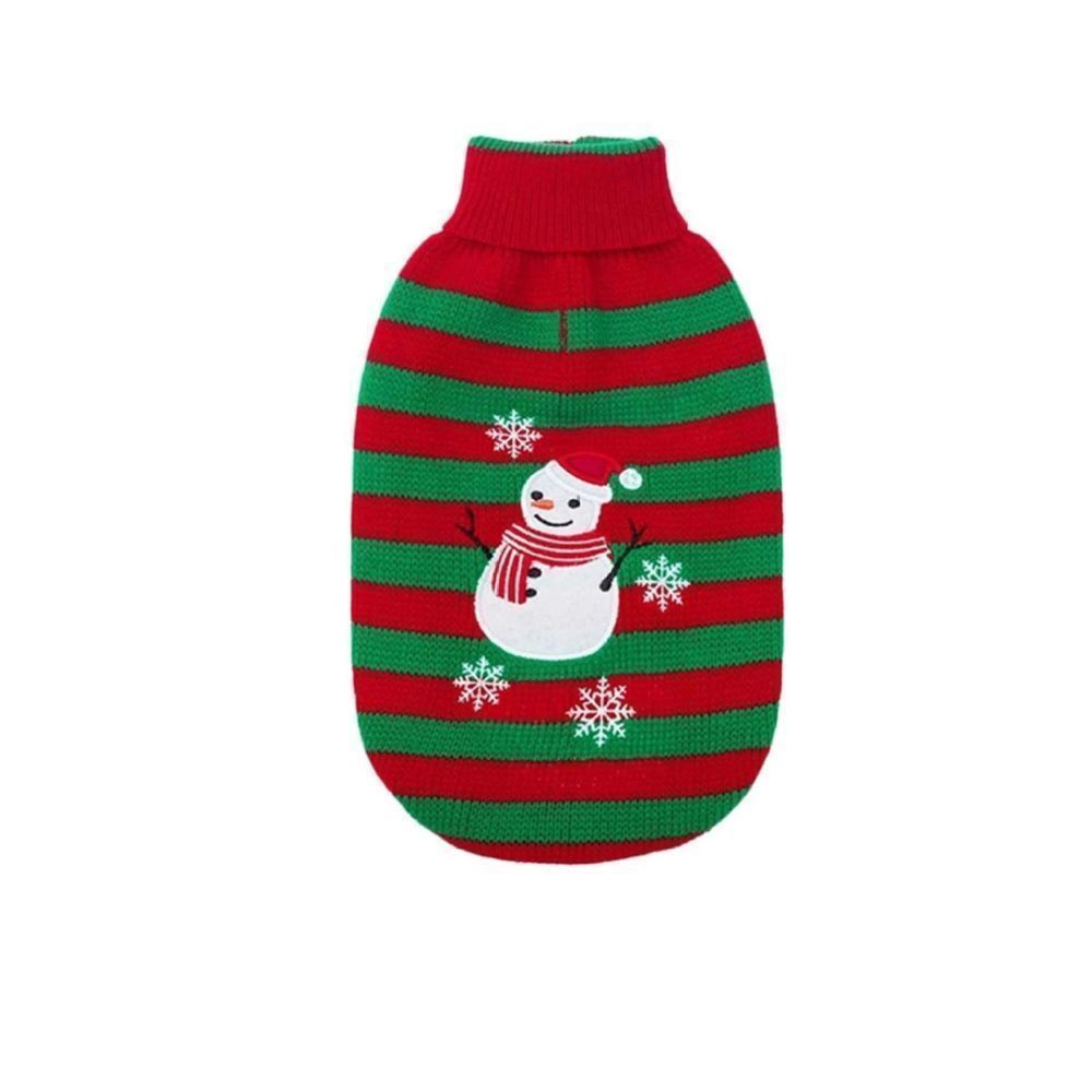 Snowman christmas dog sweater size medium